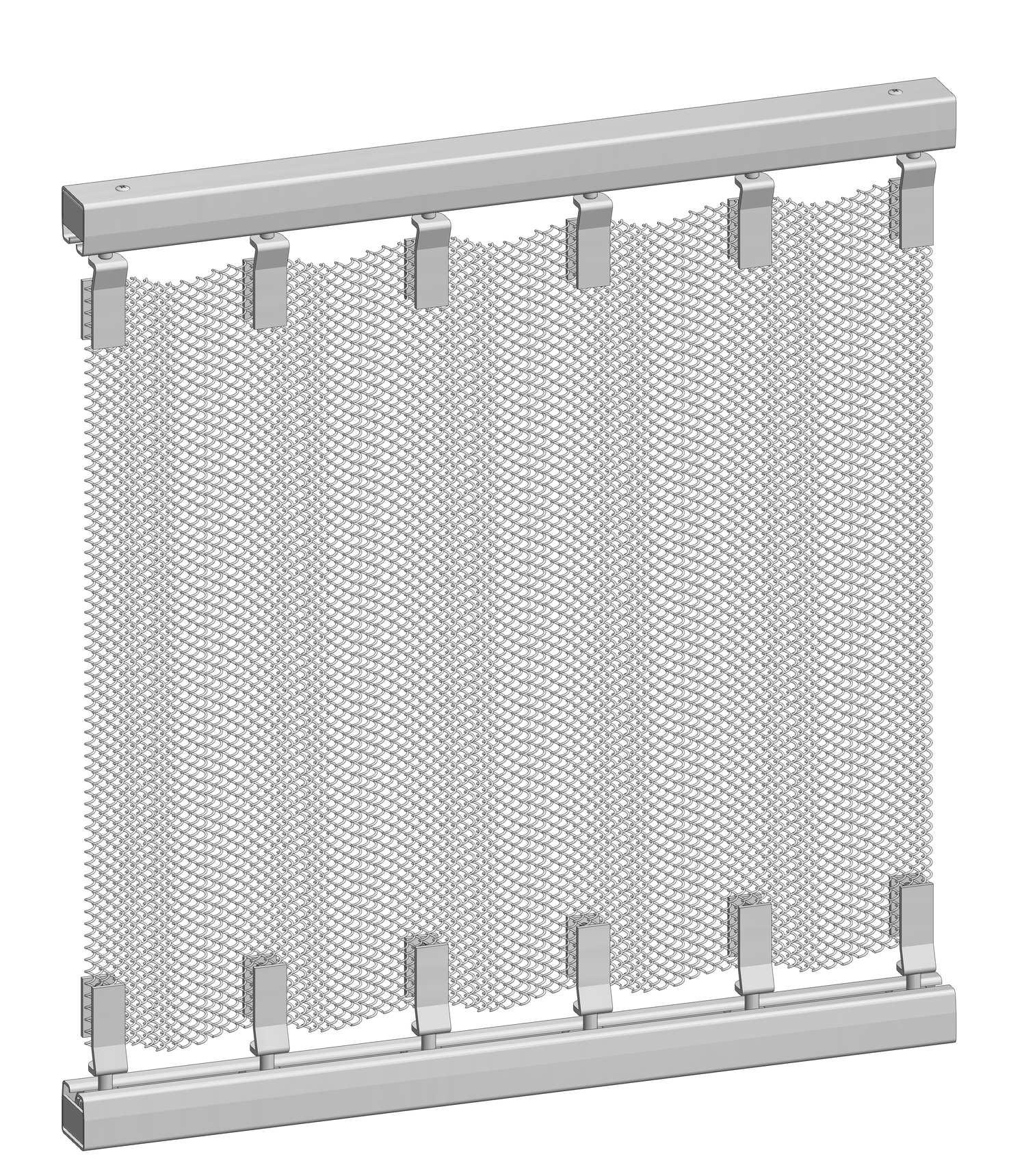 Secura Track Stainless Steel, Top & Bottom Track for Blast Applications